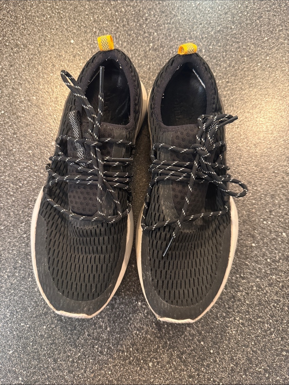 Sorel Women's Black Sorel Kinetic Impact Lace Sneakers - size 8.5